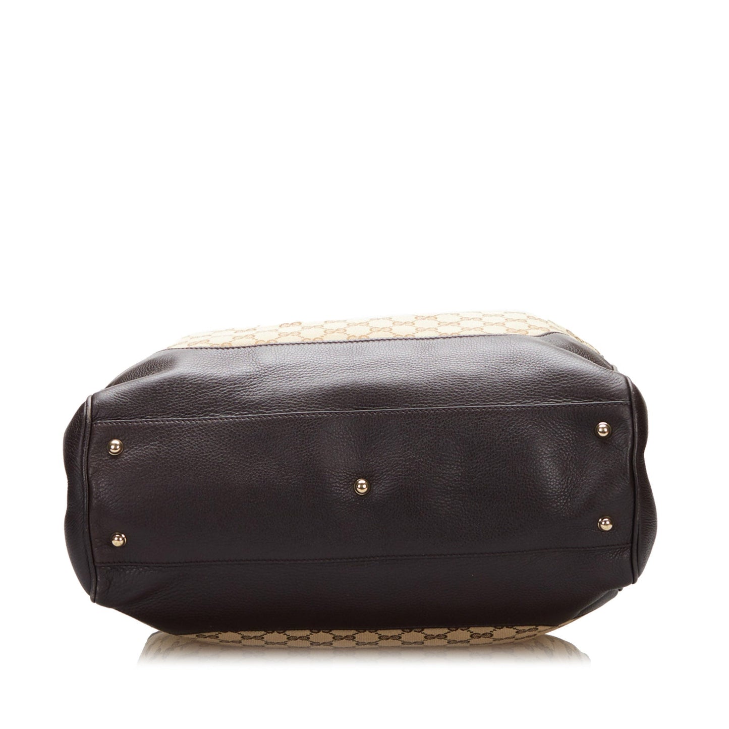 Gucci Bamboo Leather Canvas Tote Style 7