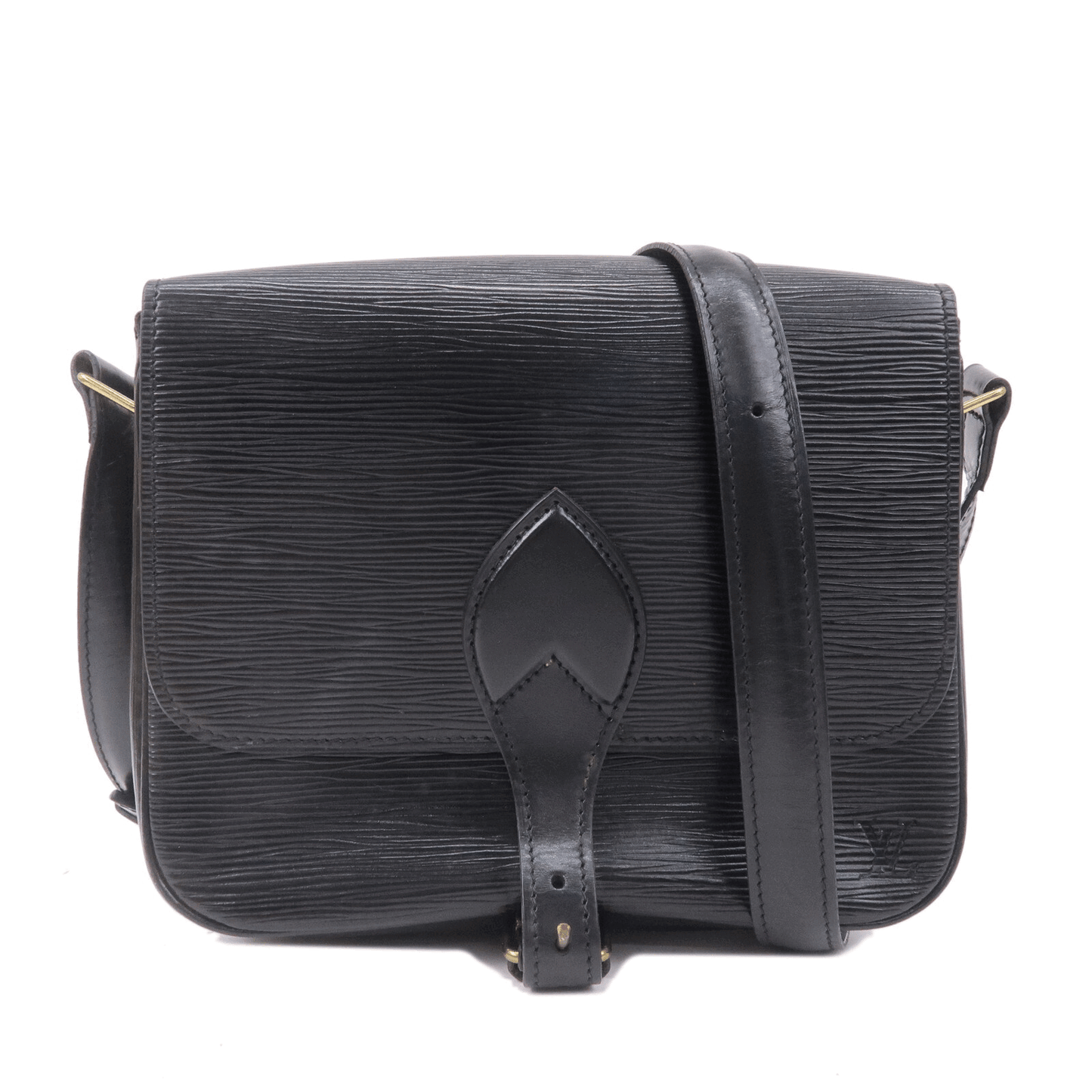 Louis Vuitton Epi Cartouchiere Shoulder Bag Noir Black