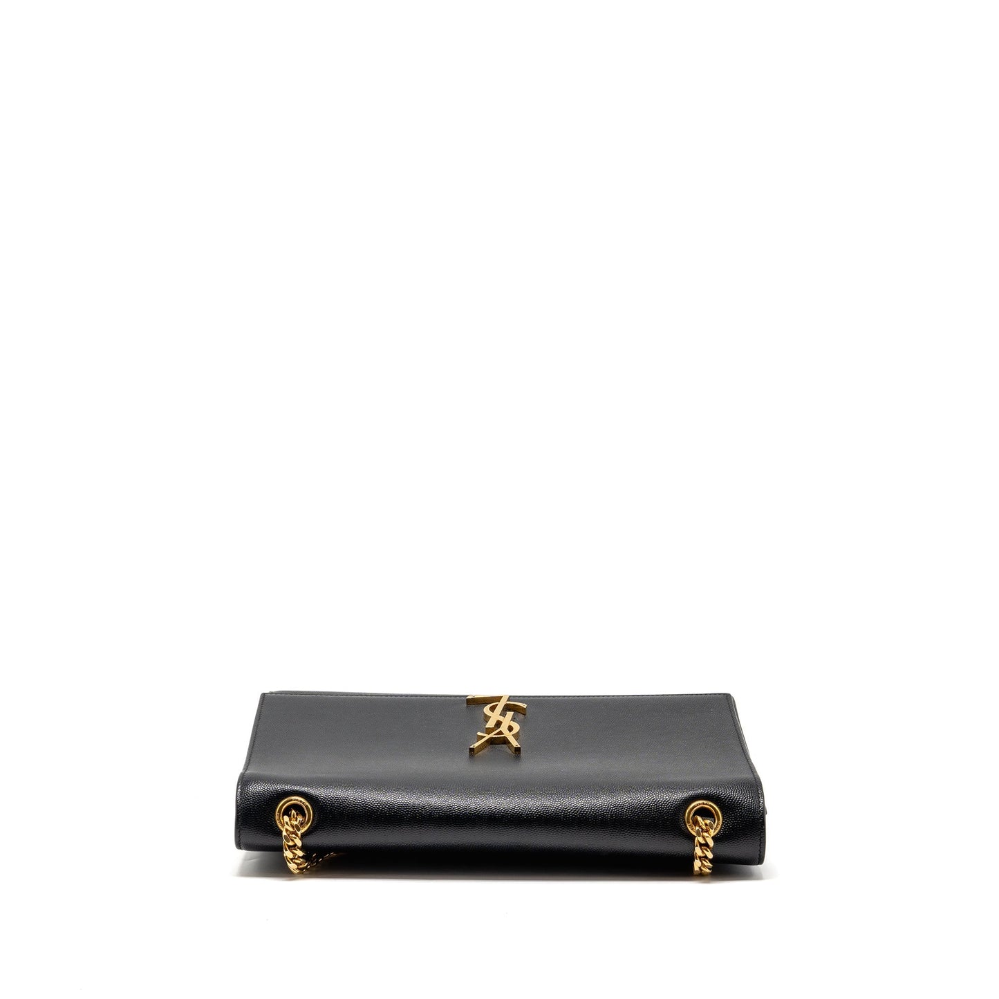 Saint Laurent/ Large Kate Chain Purse Grained Calfskin Black