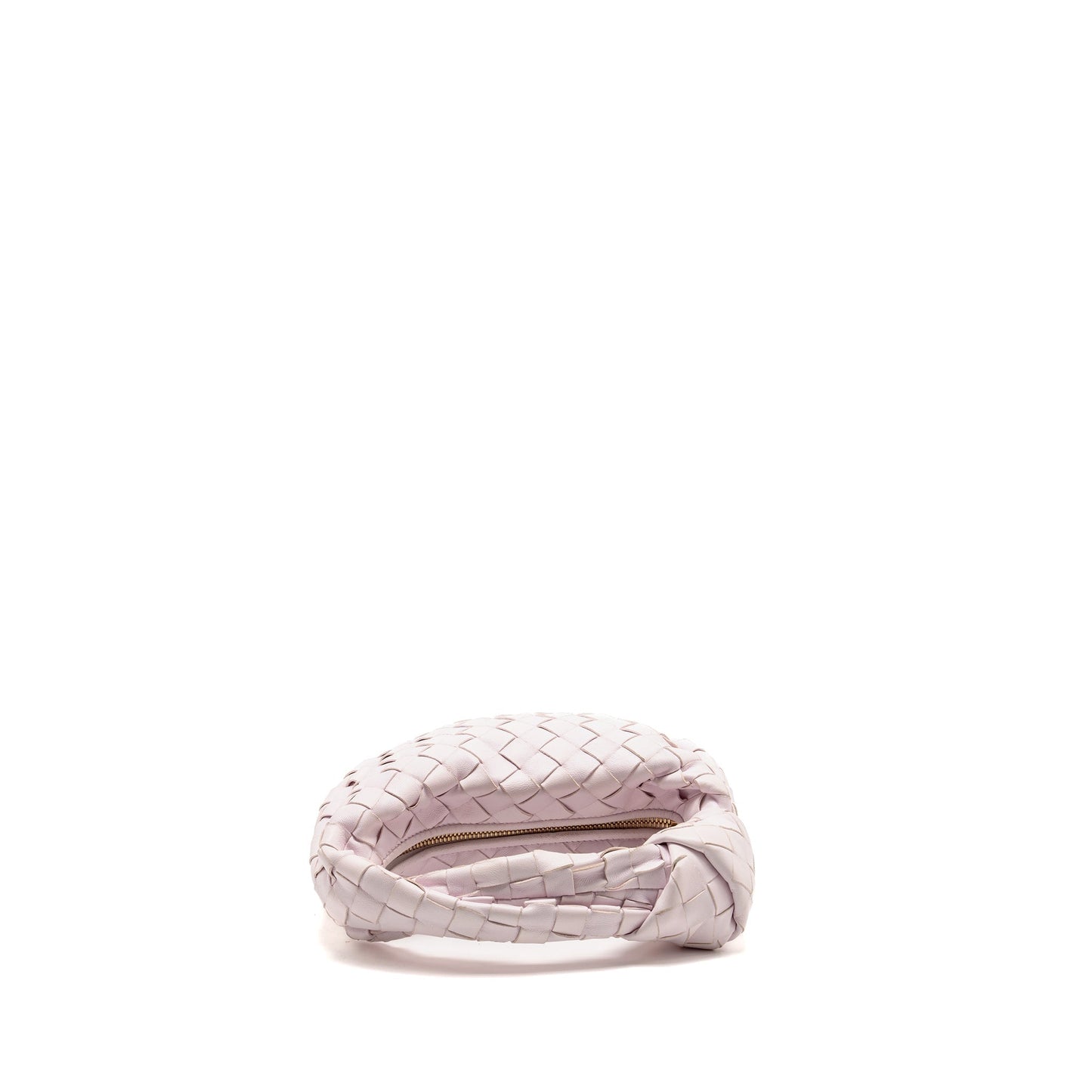 Bottega Veneta Mini Jodie lambskin light pink