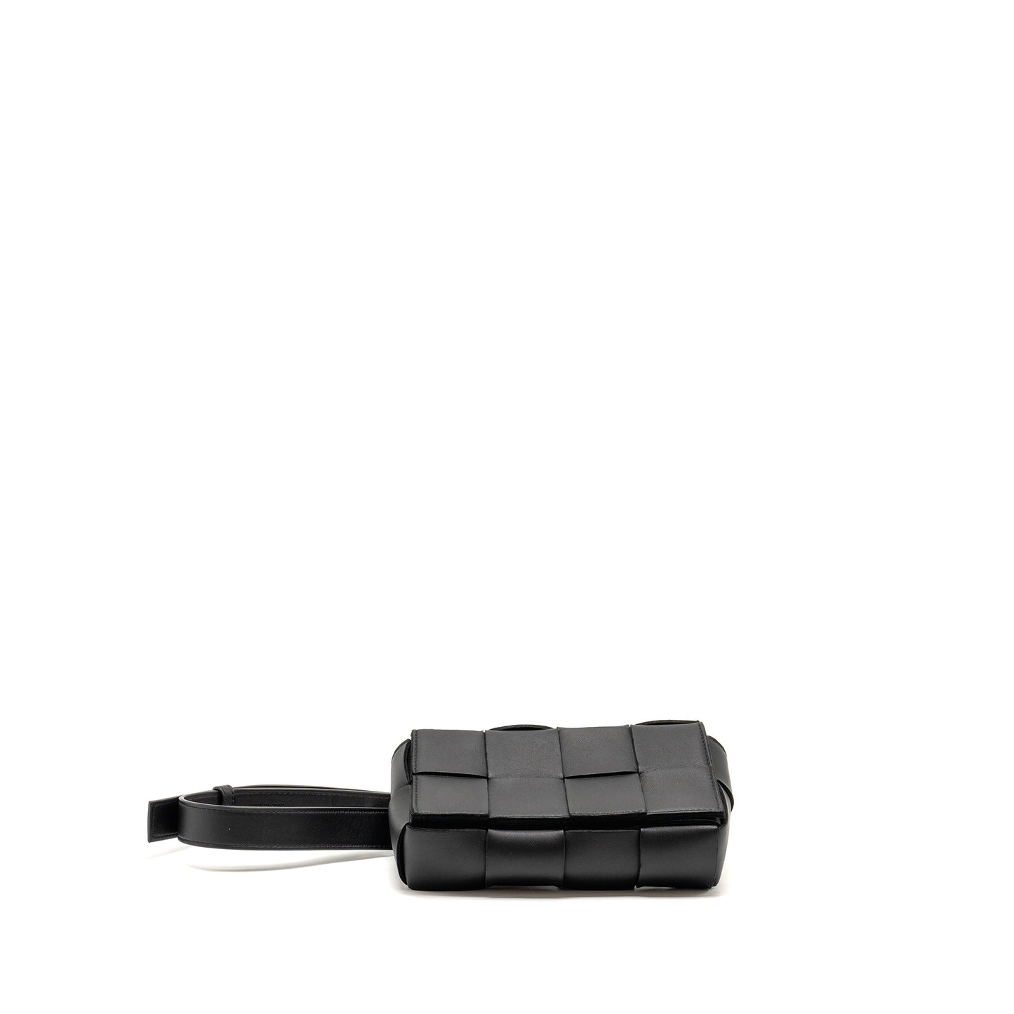Bottega Veneta Cassette Belt Purse Calfskin Black
