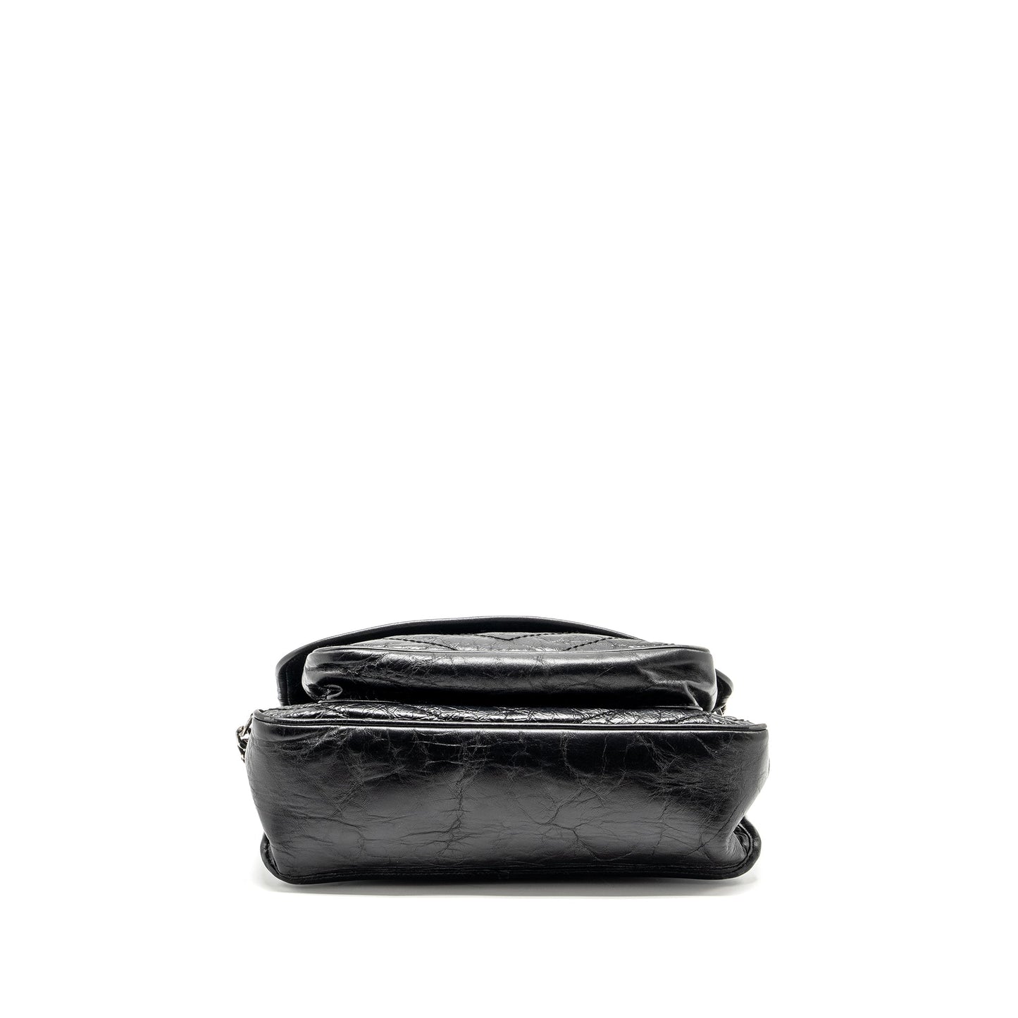 Saint Laurent/ Medium Niki Purse Shiny Calfskin Black