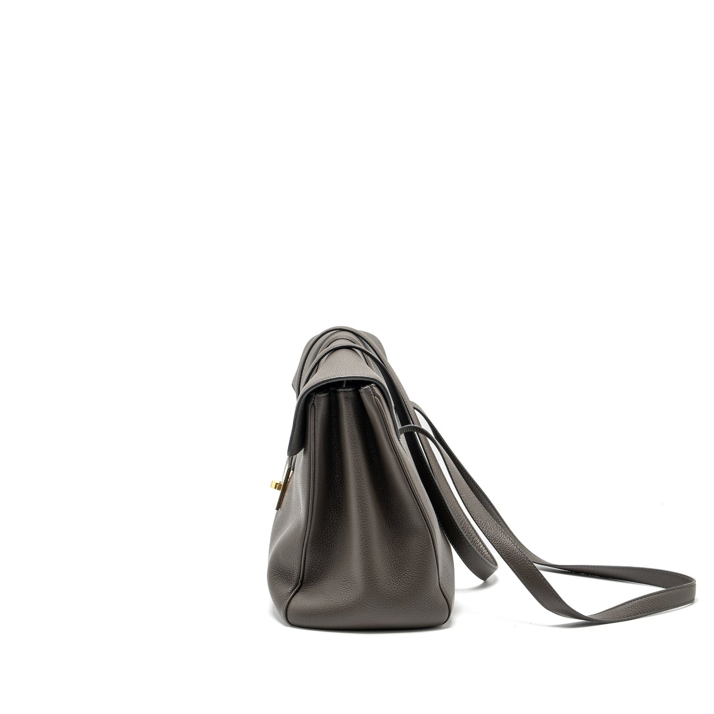Celine Medium Soft Bag Grained Calfskin grey GHW