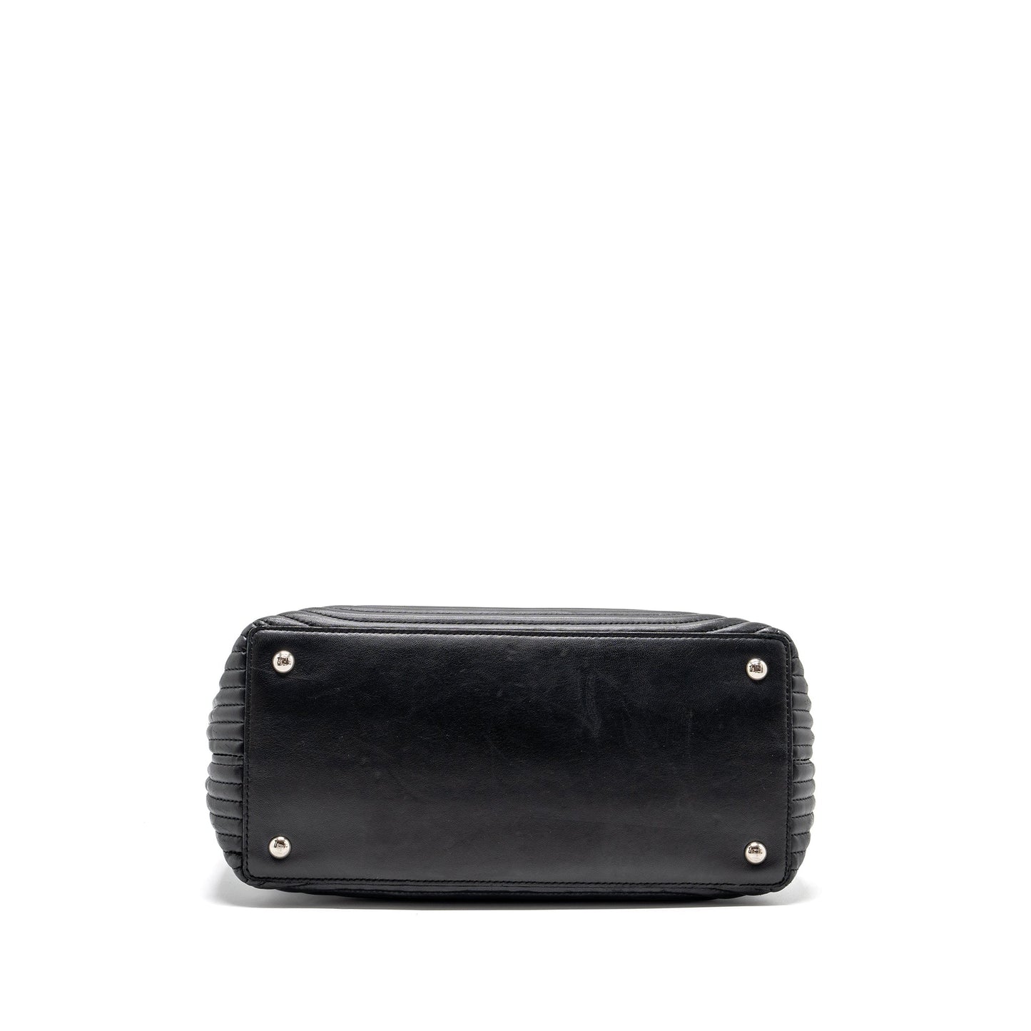 Fendi doctom chain Mini Purse leather black