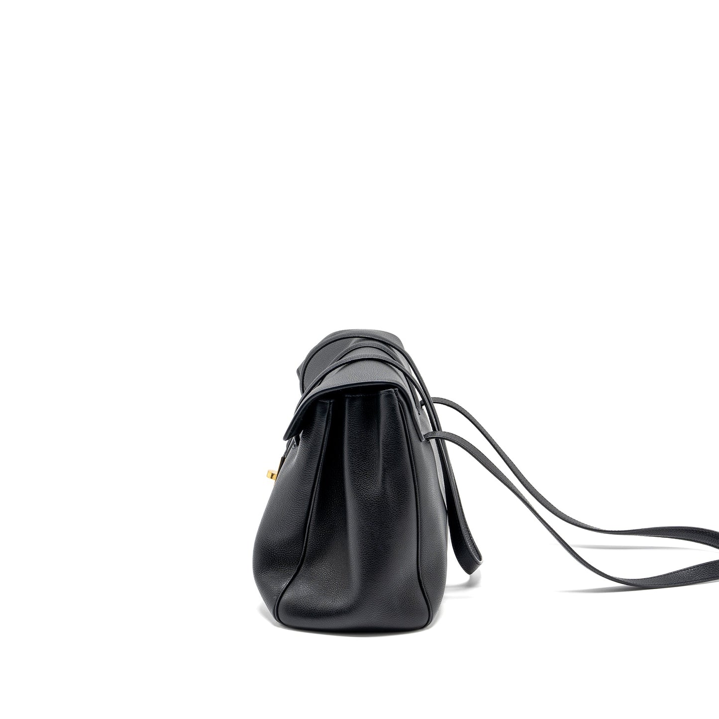 Celine Medium Soft Bag Grained Calfskin Black GHW