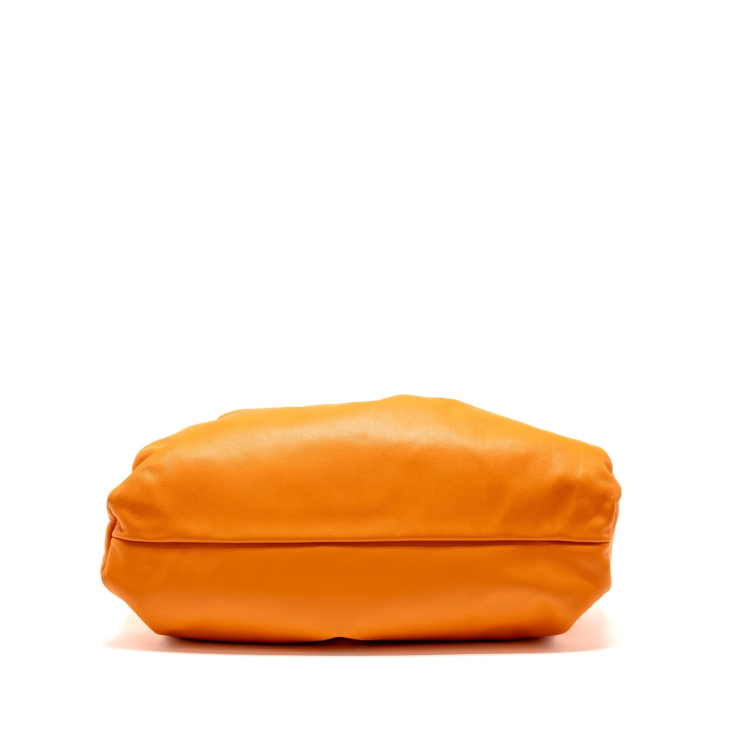 Bottega Veneta Shoulder Pouch Calfskin Orange