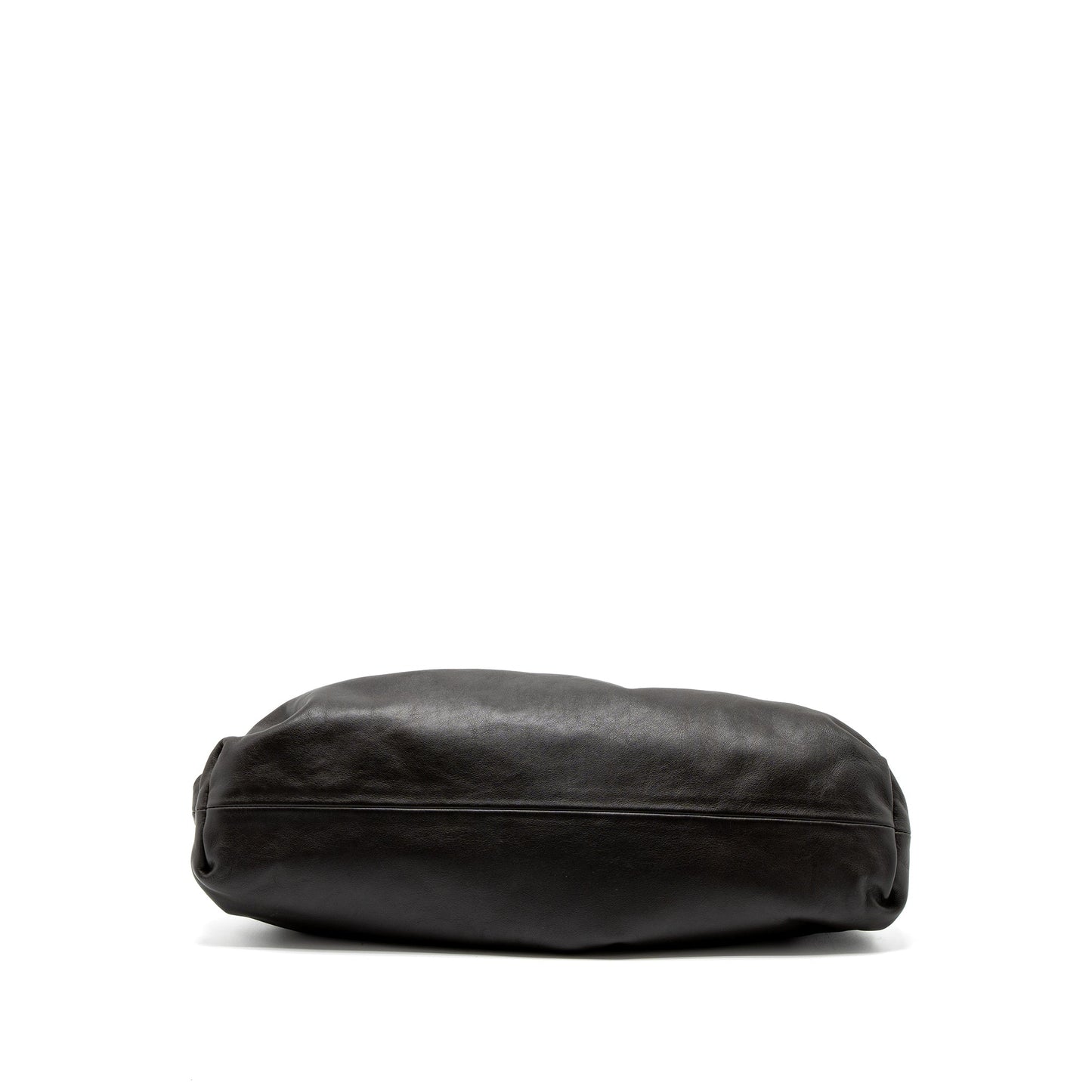 Bottega Veneta Clutch Calfskin Dark Brown