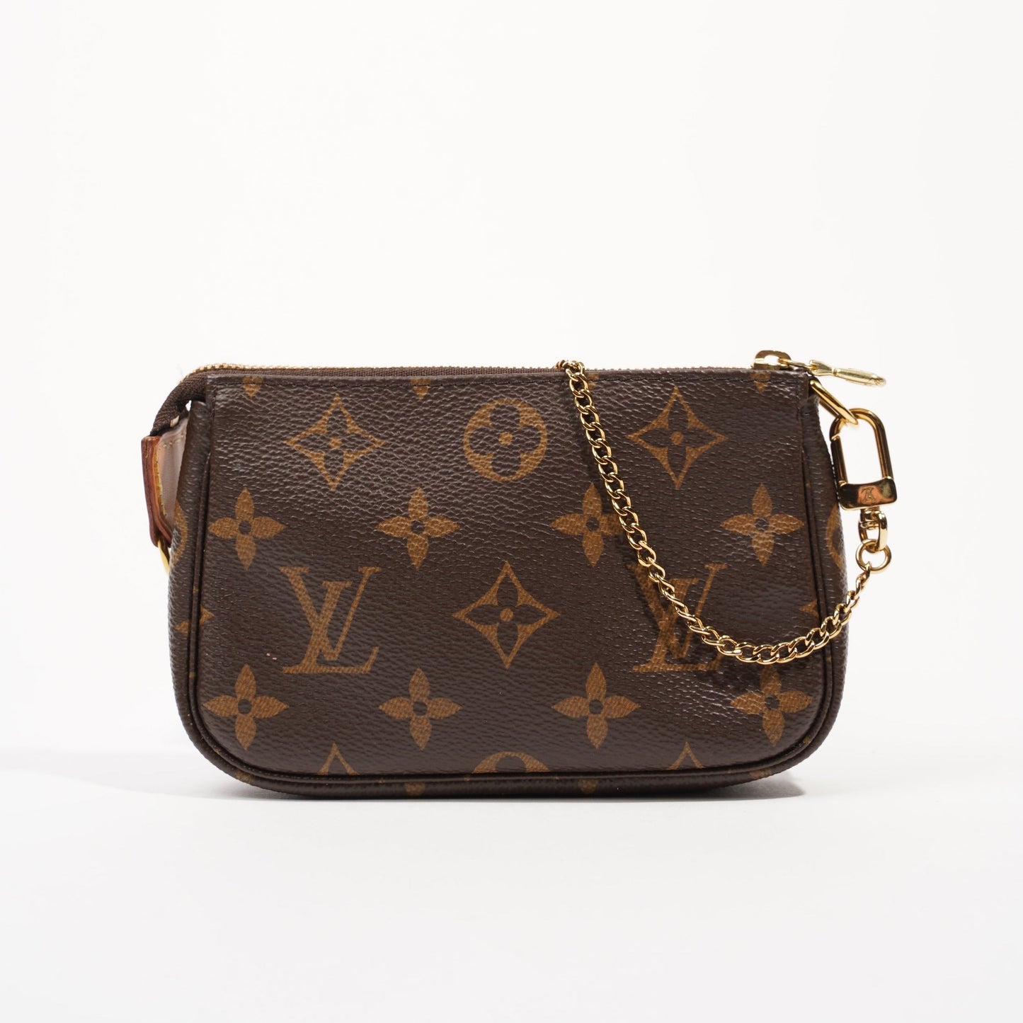 Louis Vuitton Womens Mini Pochette Monogram Clutch