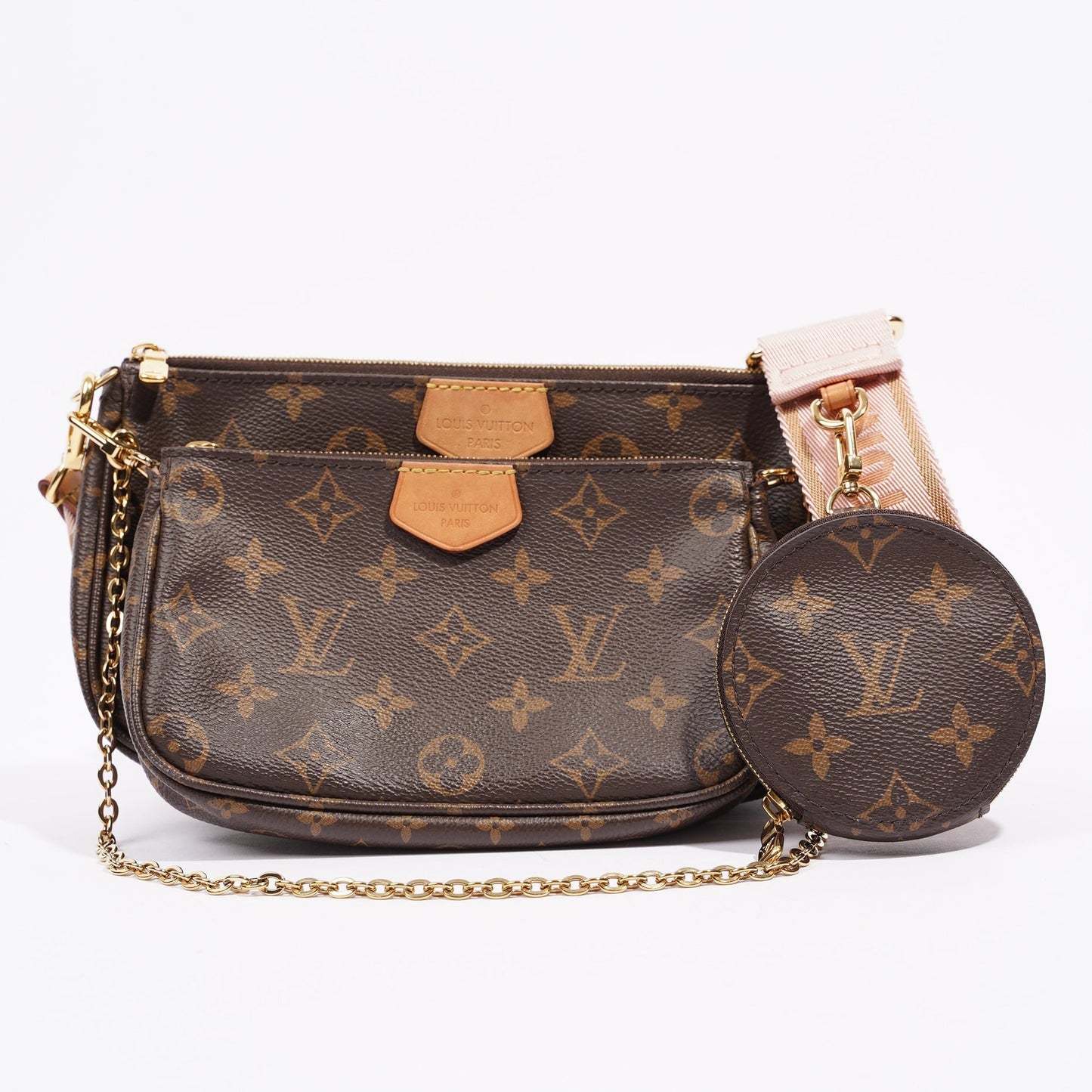 Louis Vuitton Womens Multi Pochette Accessoire Monogram Clutch