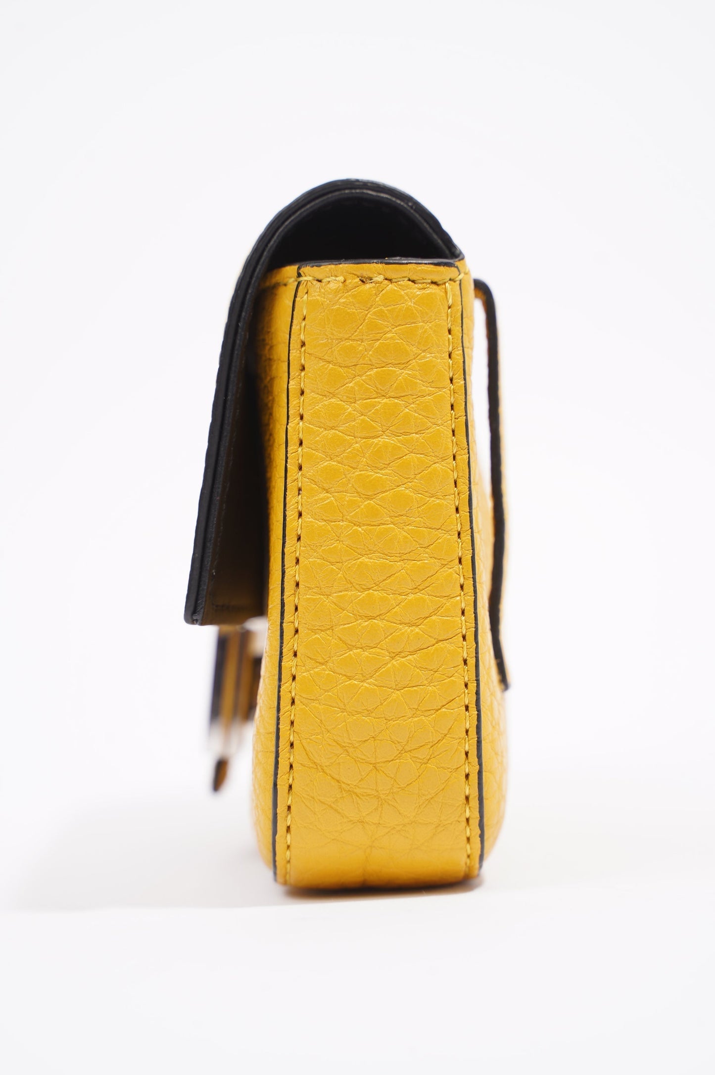 Fendi Womens Micro Baguette Yellow
