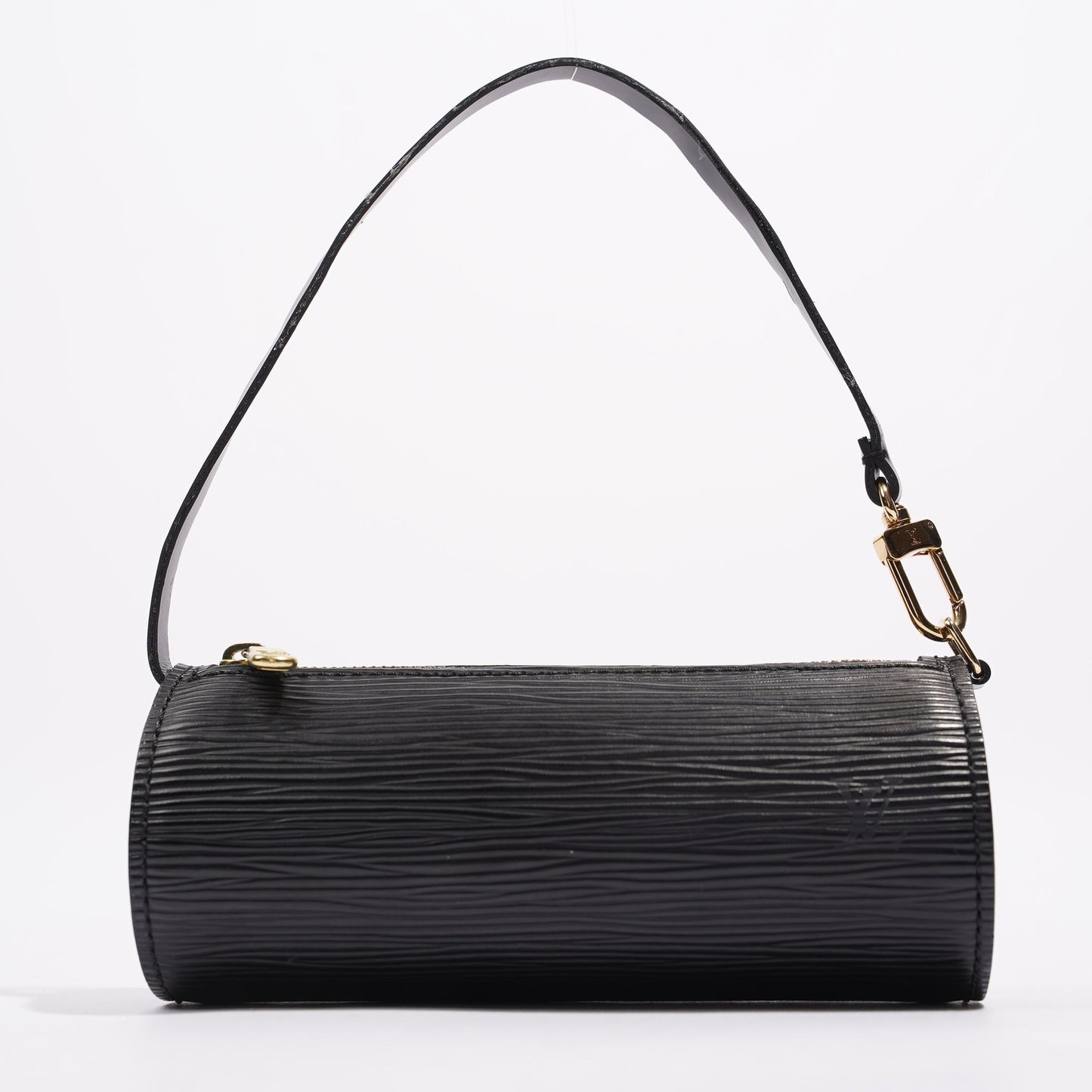 Louis Vuitton Womens Papillon Mini Black Epi Leather Handbag