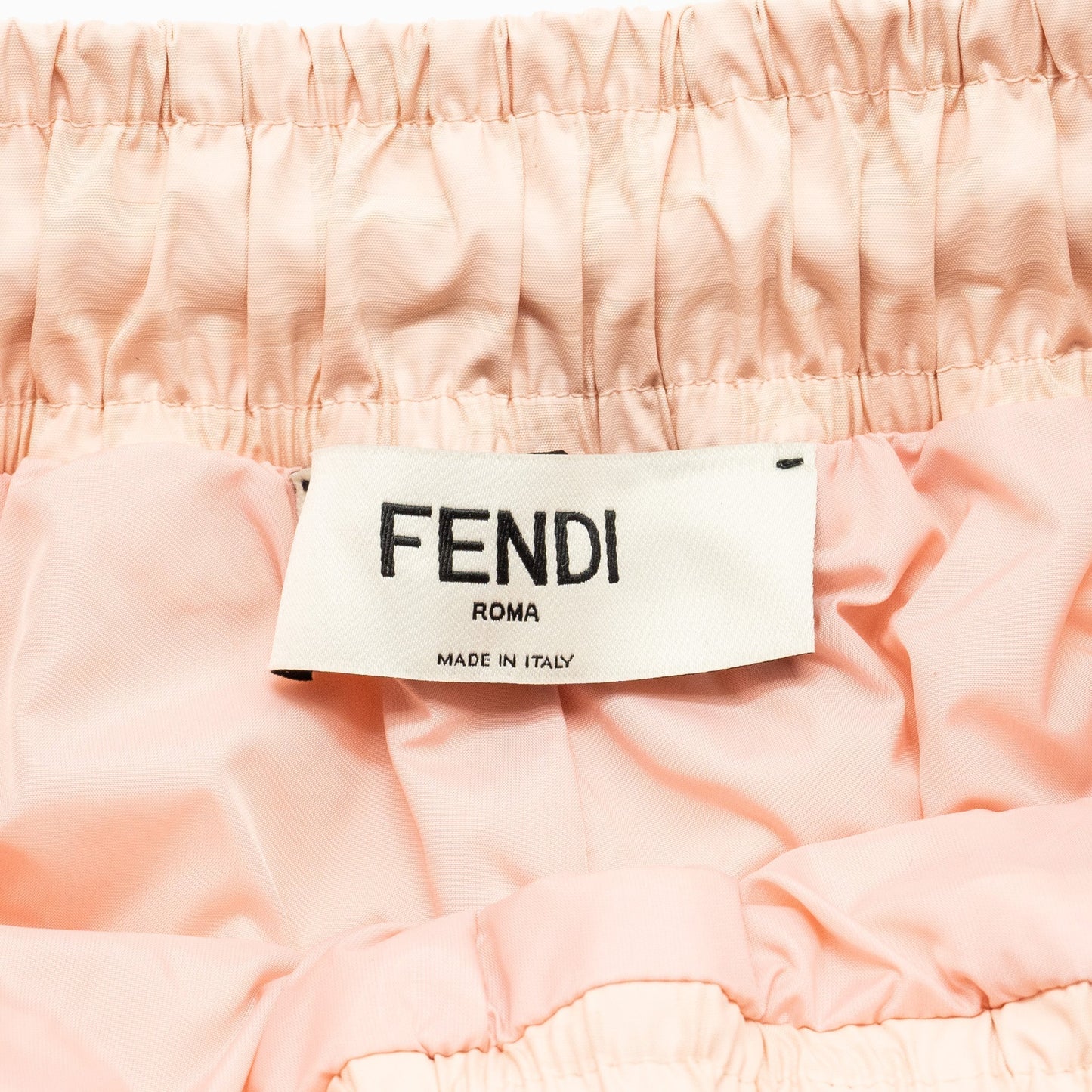 Fendi Size Logo Shorts Polyester Pink