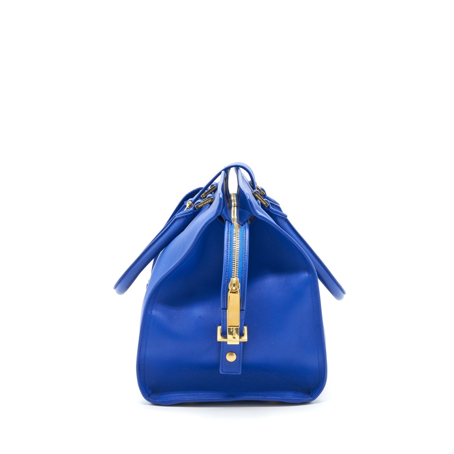 Saint Laurent Cabas Chyc Tote Purse Blue