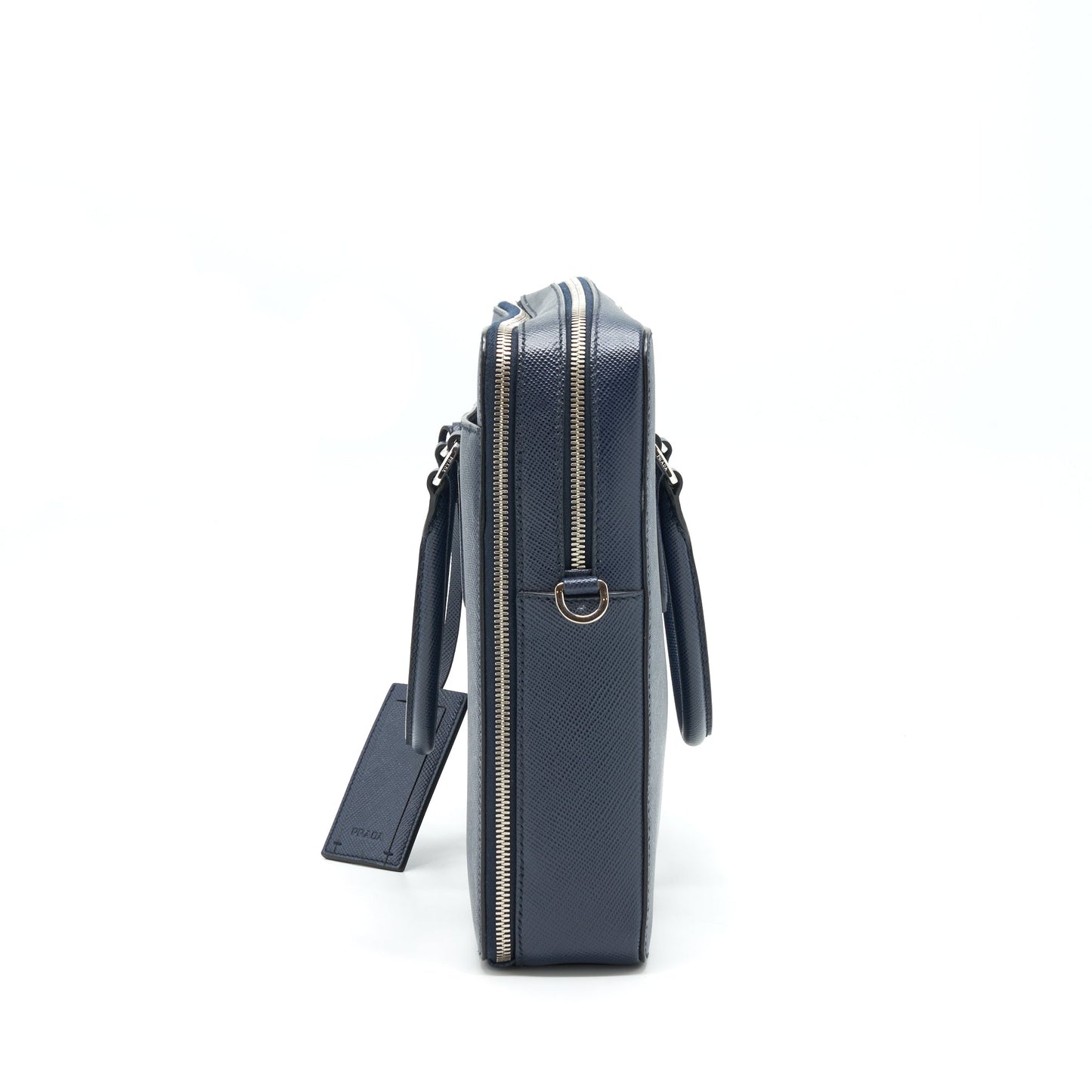 Prada Saffiano Briefcase Navy