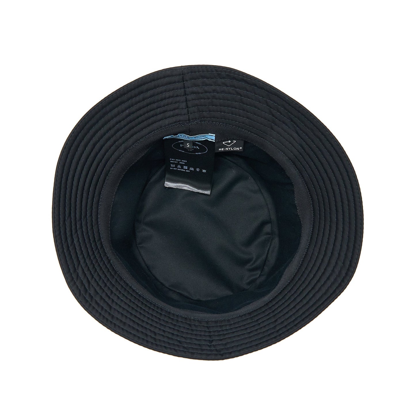 Prada Size S Bucket Hat Re-Nylon Black