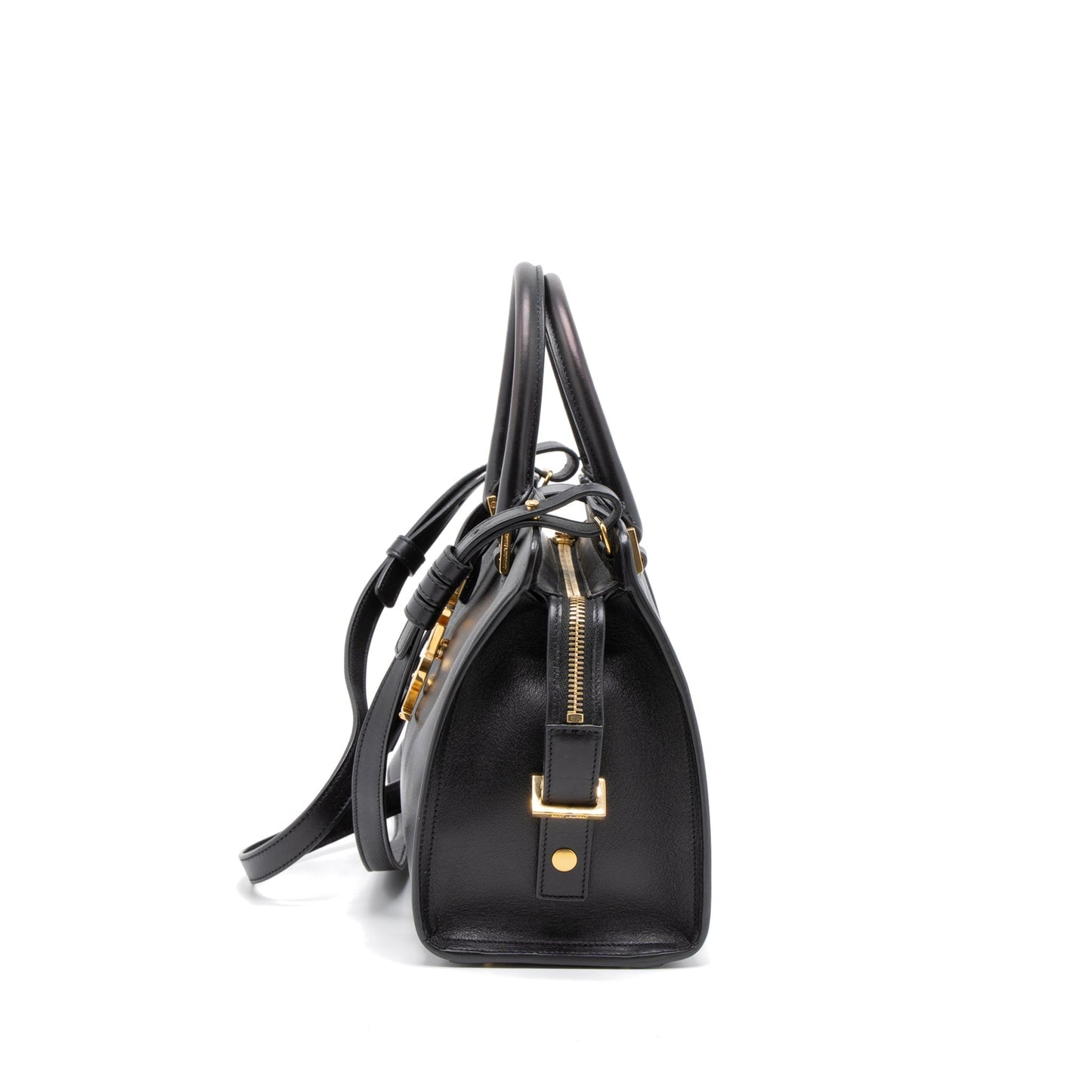 Saint Laurent Cabas Tote Calfskin Black
