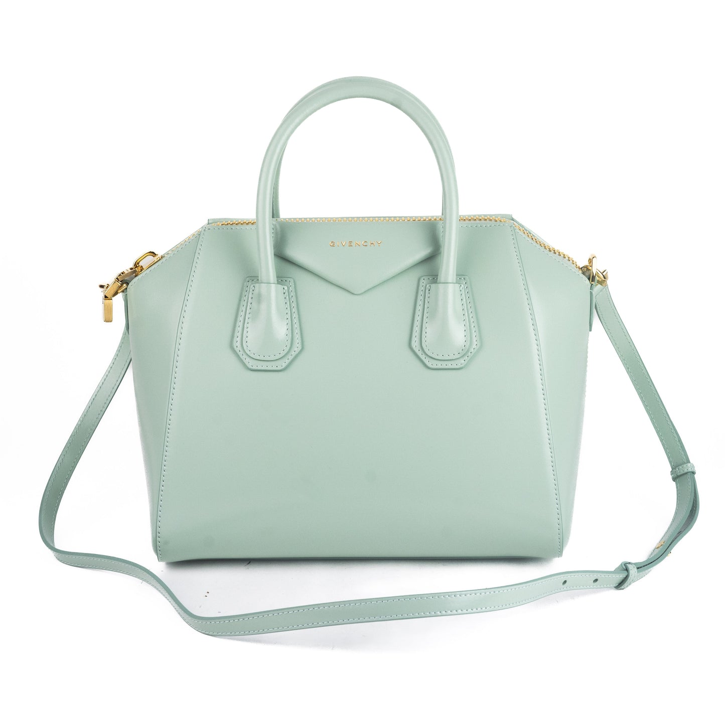 Prada Canvas Shopping Tote Purse Blue