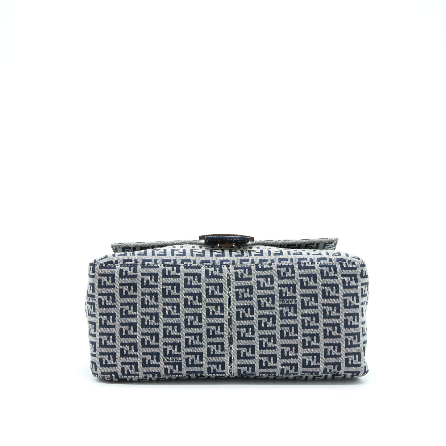 Fendi Baguette Should Purse Fabric Black/Grey