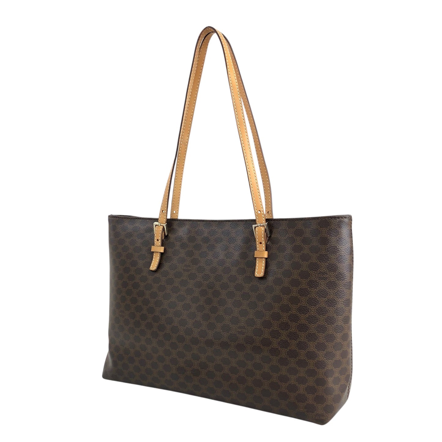 CELINE Macadam Shoulder bag Totebag Brown PP