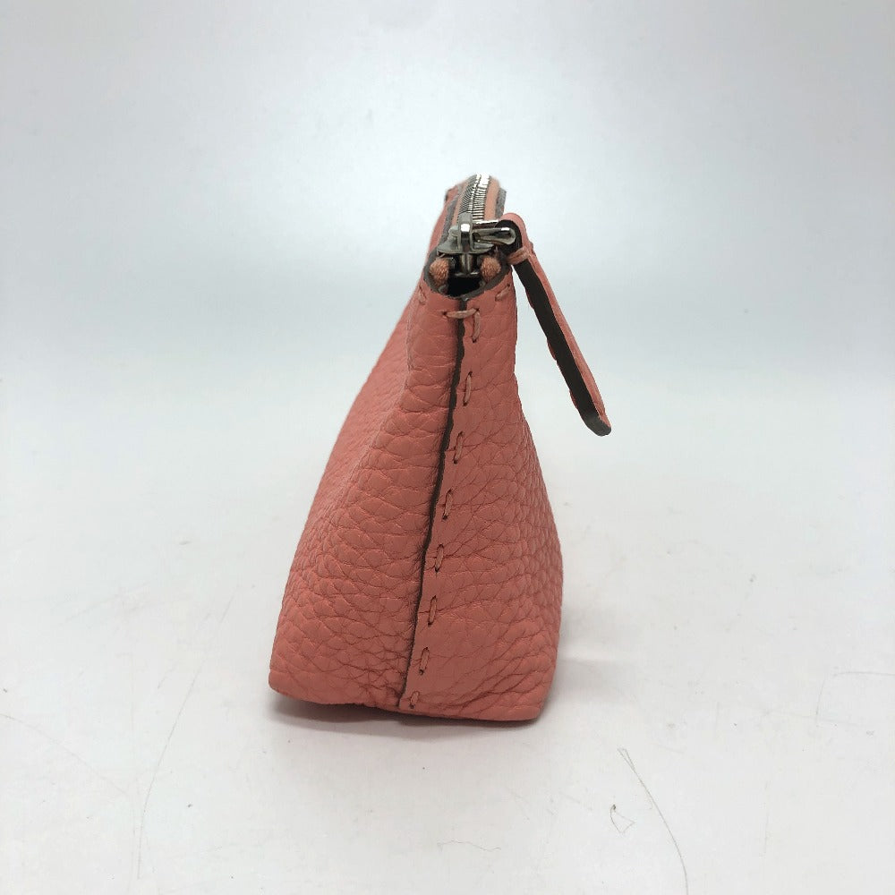 FENDI Pouch 8N0114 leather pink Celeria Women