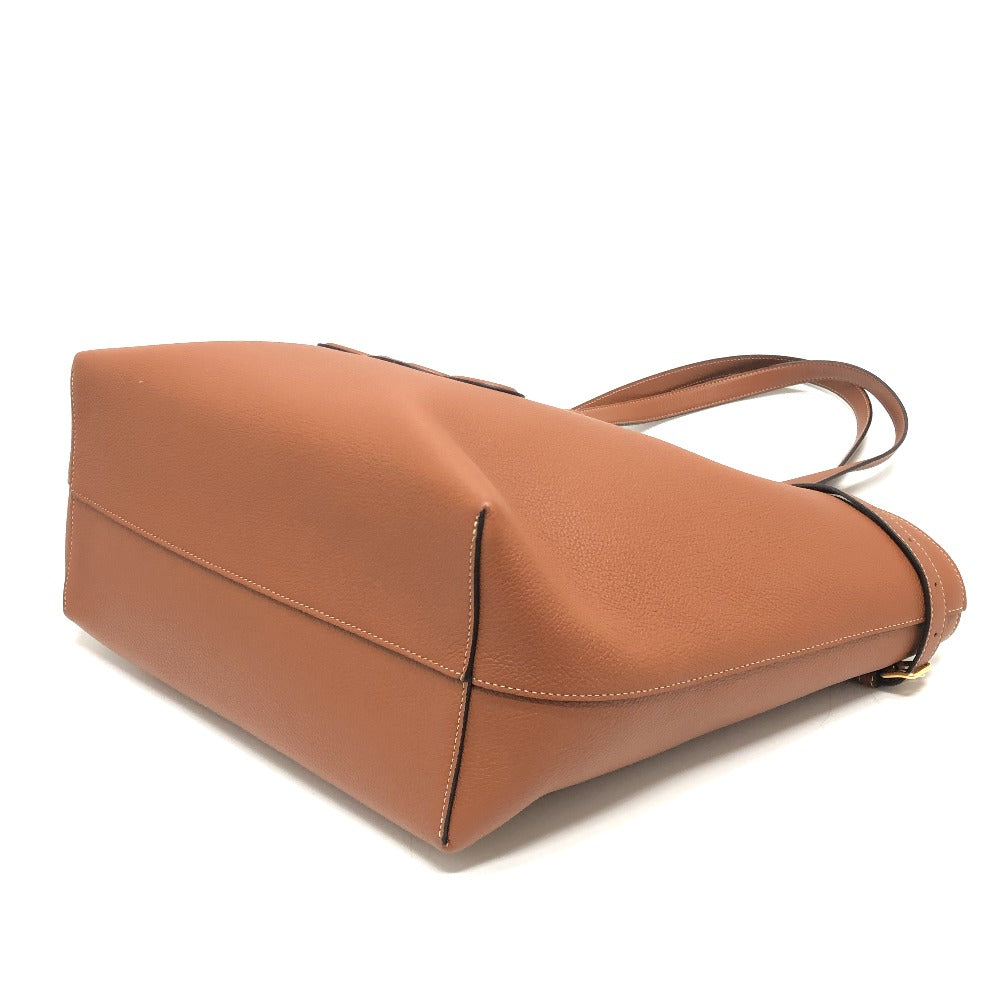 CELINE Tote Bag leather Brown Small Hippo Anais Cuir Triomphe Women