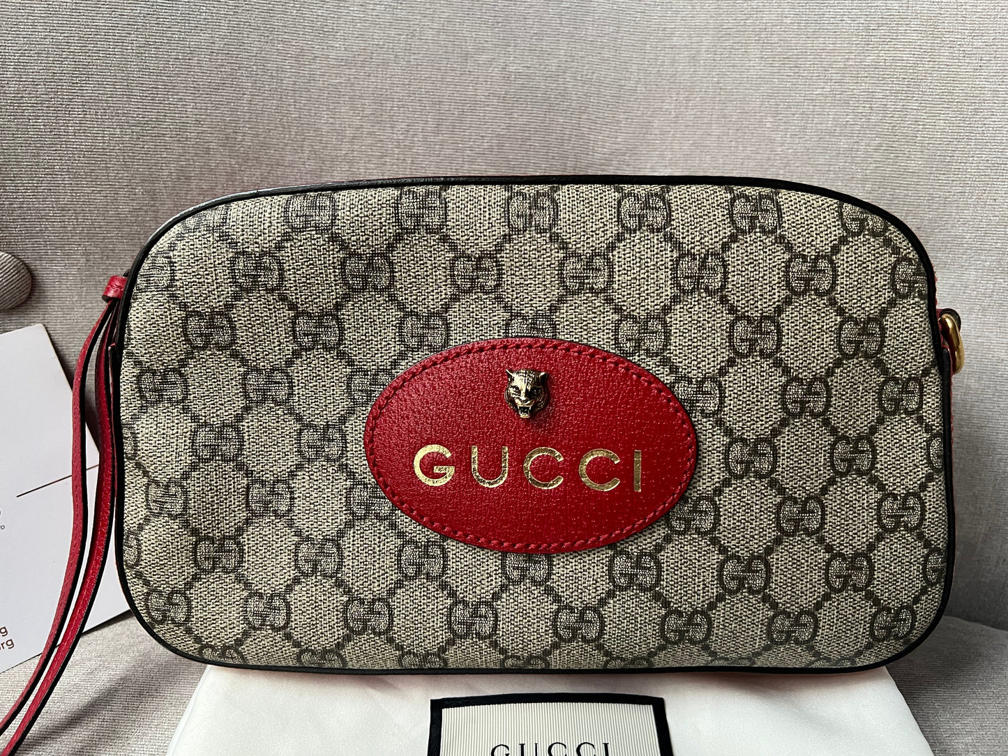 Gucci Leather Canvas Crossbody