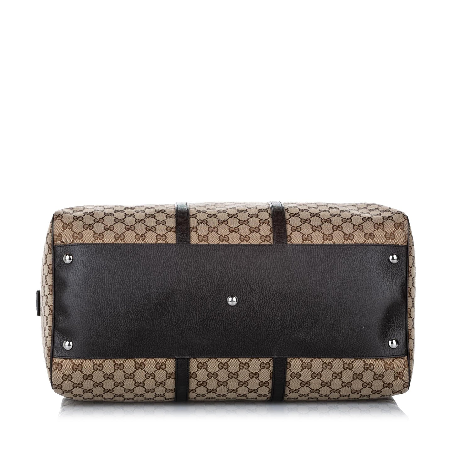 Gucci Leather Canvas Shoulder Bag