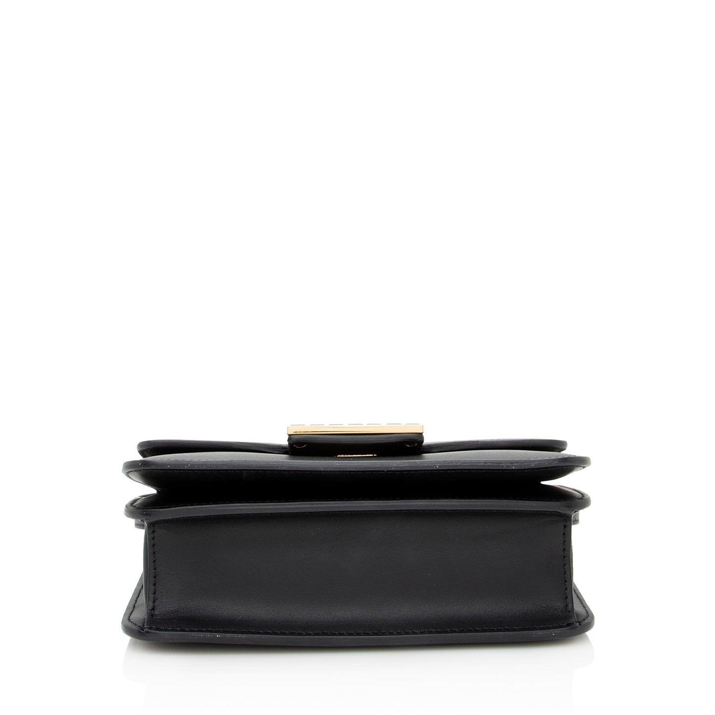 Fendi Calfskin Crystal Fab Small Crossbody Bag
