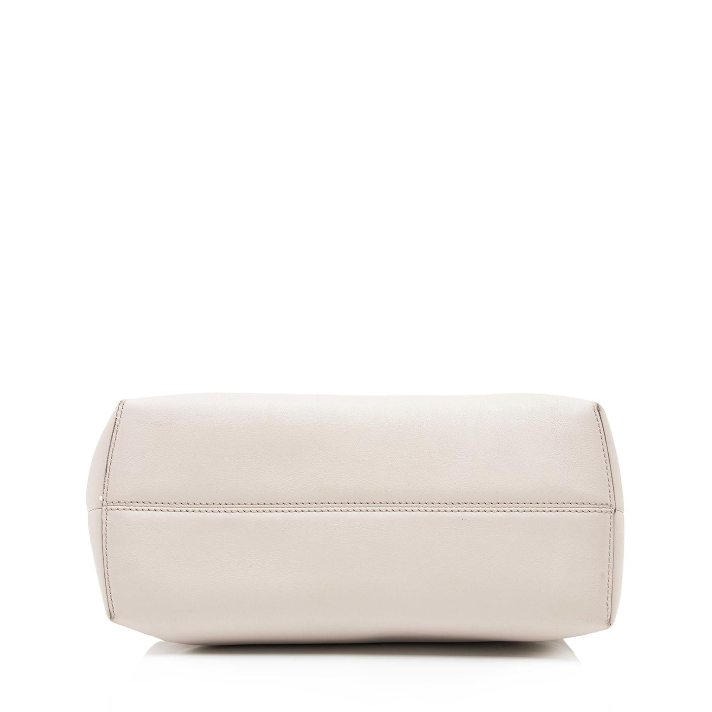 Fendi Calfskin Flowerland Studded By The Way Medium Boston Bag