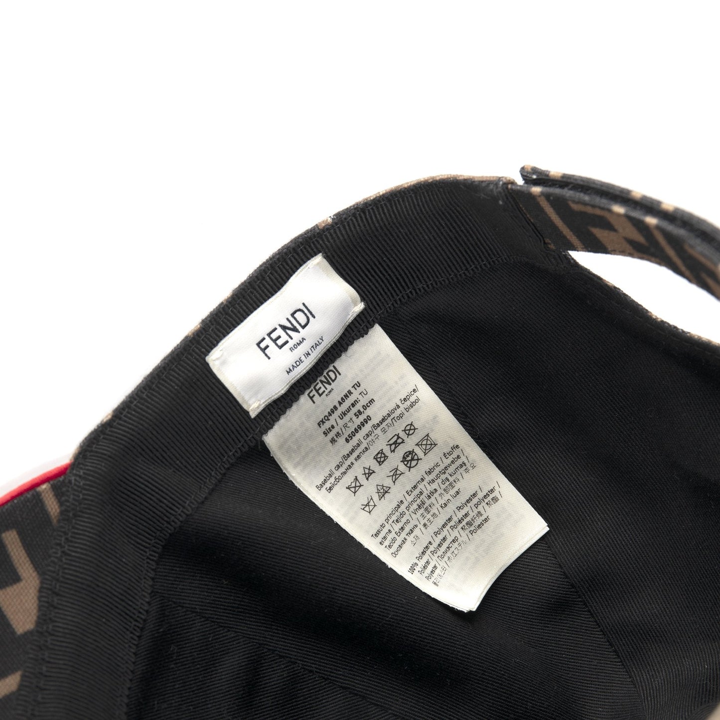 Fendi Fendirama Zucca FF Cap