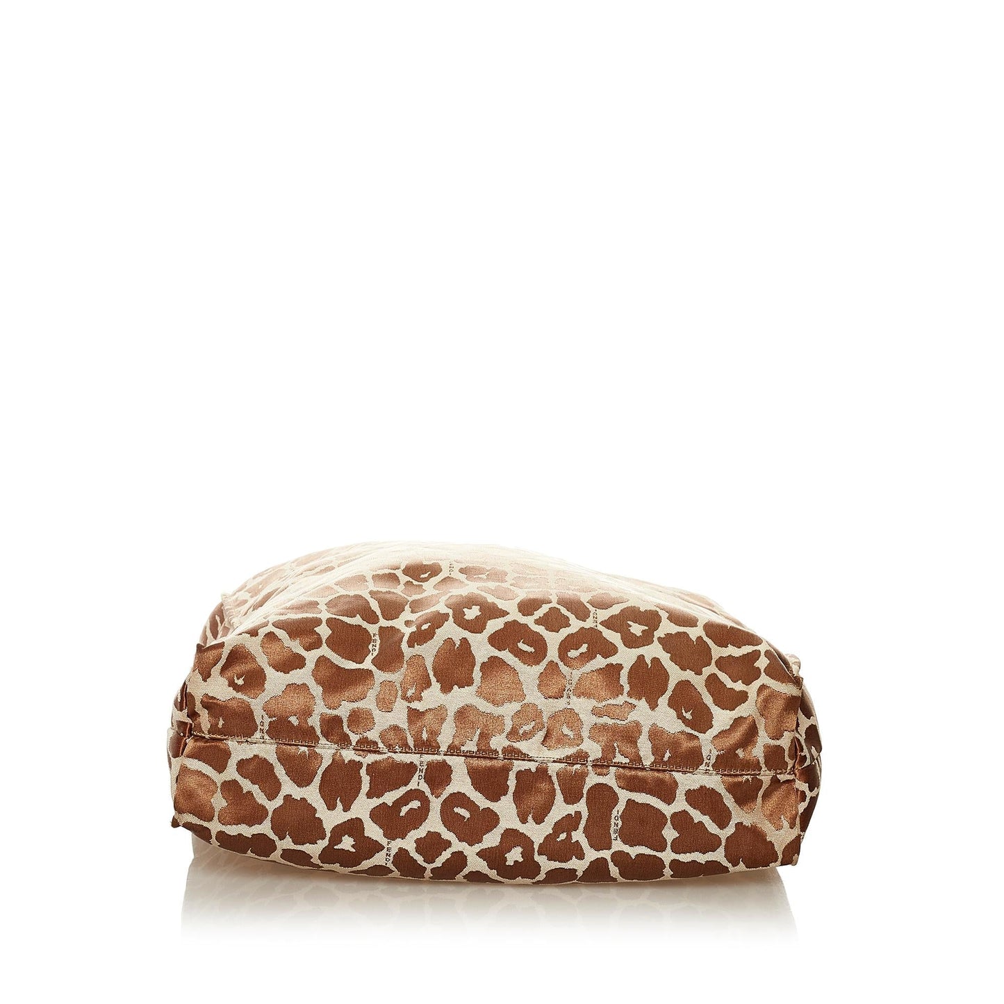 Fendi Leopard Print Canvas Tote Bag