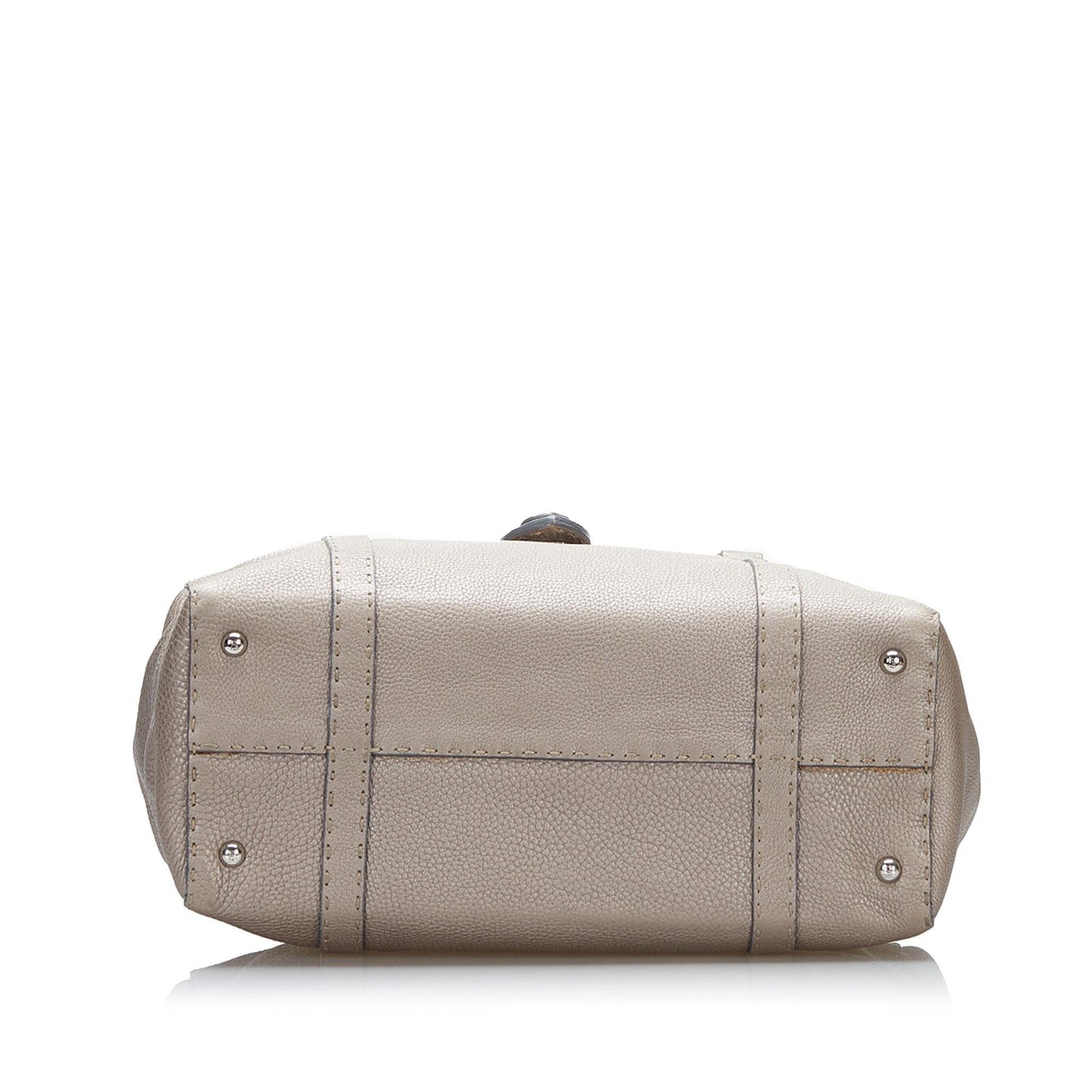 Fendi Selleria Linda Leather Handbag