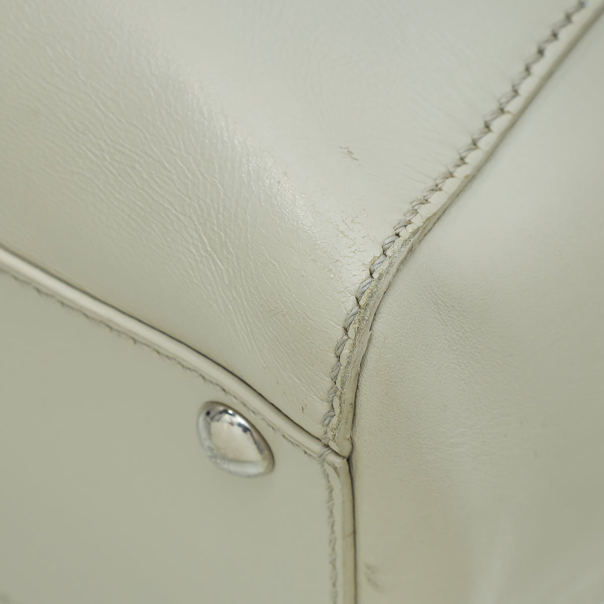 Fendi Cream Peekaboo Regular Bag