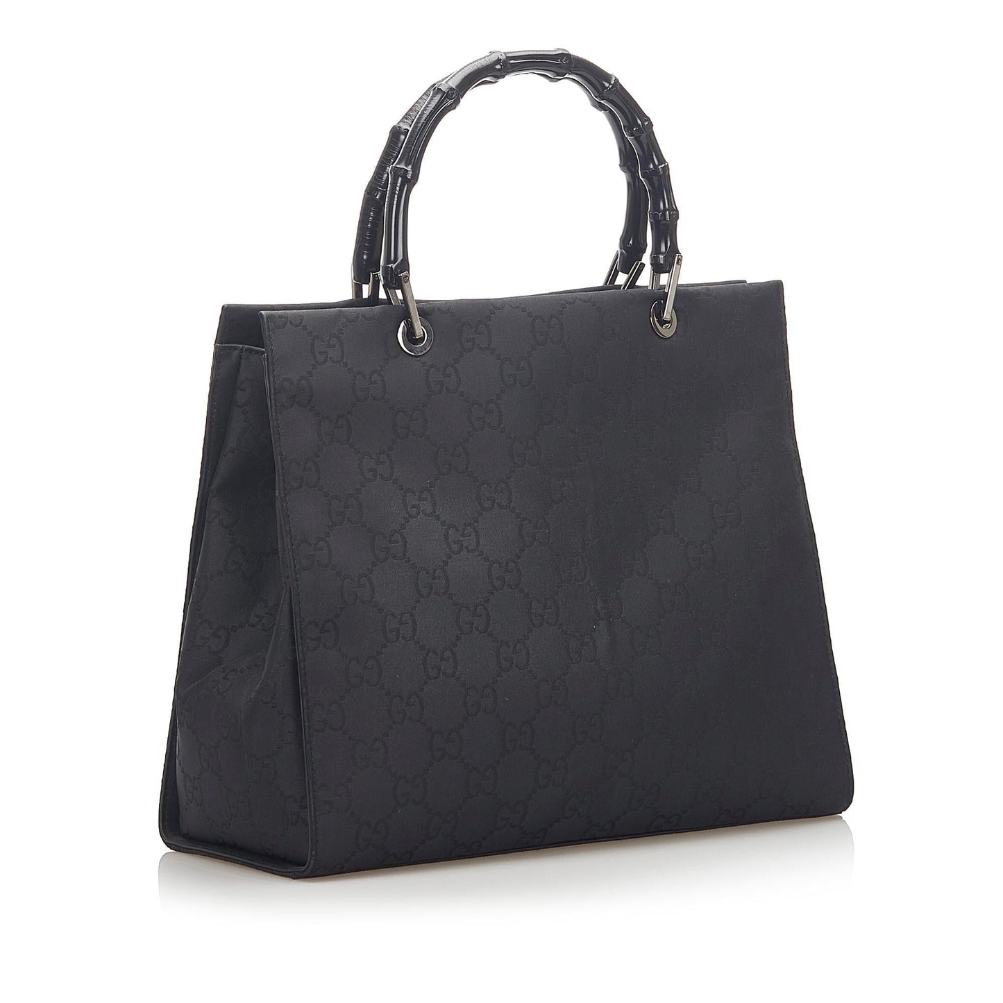 Gucci Bamboo Nylon Monogram Tote Style 1