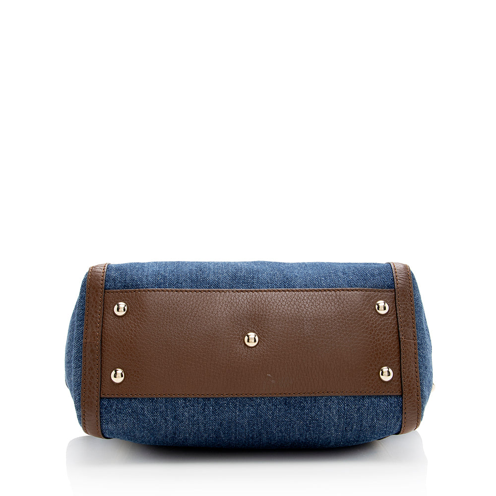 Gucci Leather Top Handle Tote
