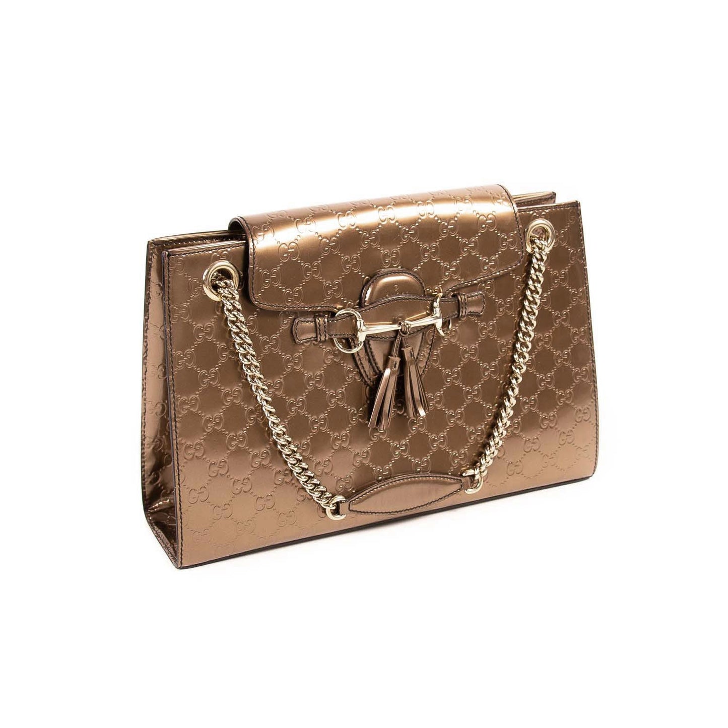 Gucci Leather Chain Shoulder Bag Style 10