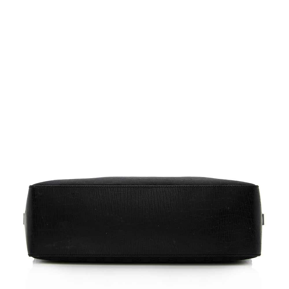 Gucci Leather Canvas Tote