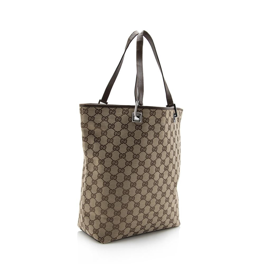 Gucci Canvas Monogram Tote Style 72