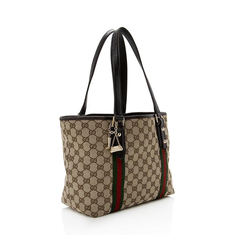 Gucci Monogram Canvas Tote