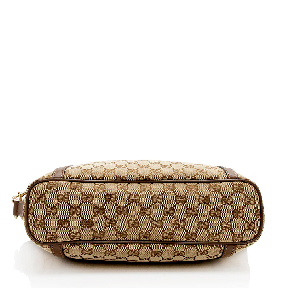 Gucci Leather Canvas Tote