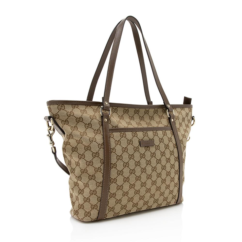 Gucci Monogram Canvas Tote