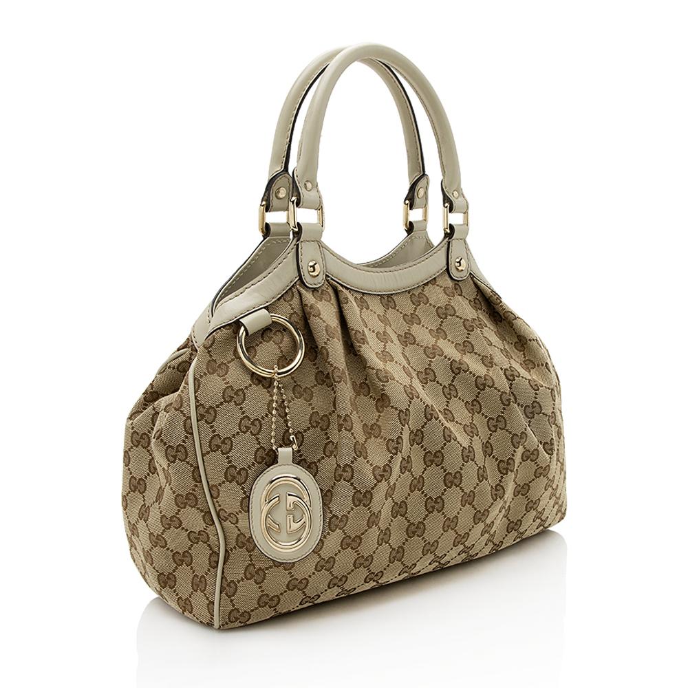 Gucci Monogram Canvas Tote
