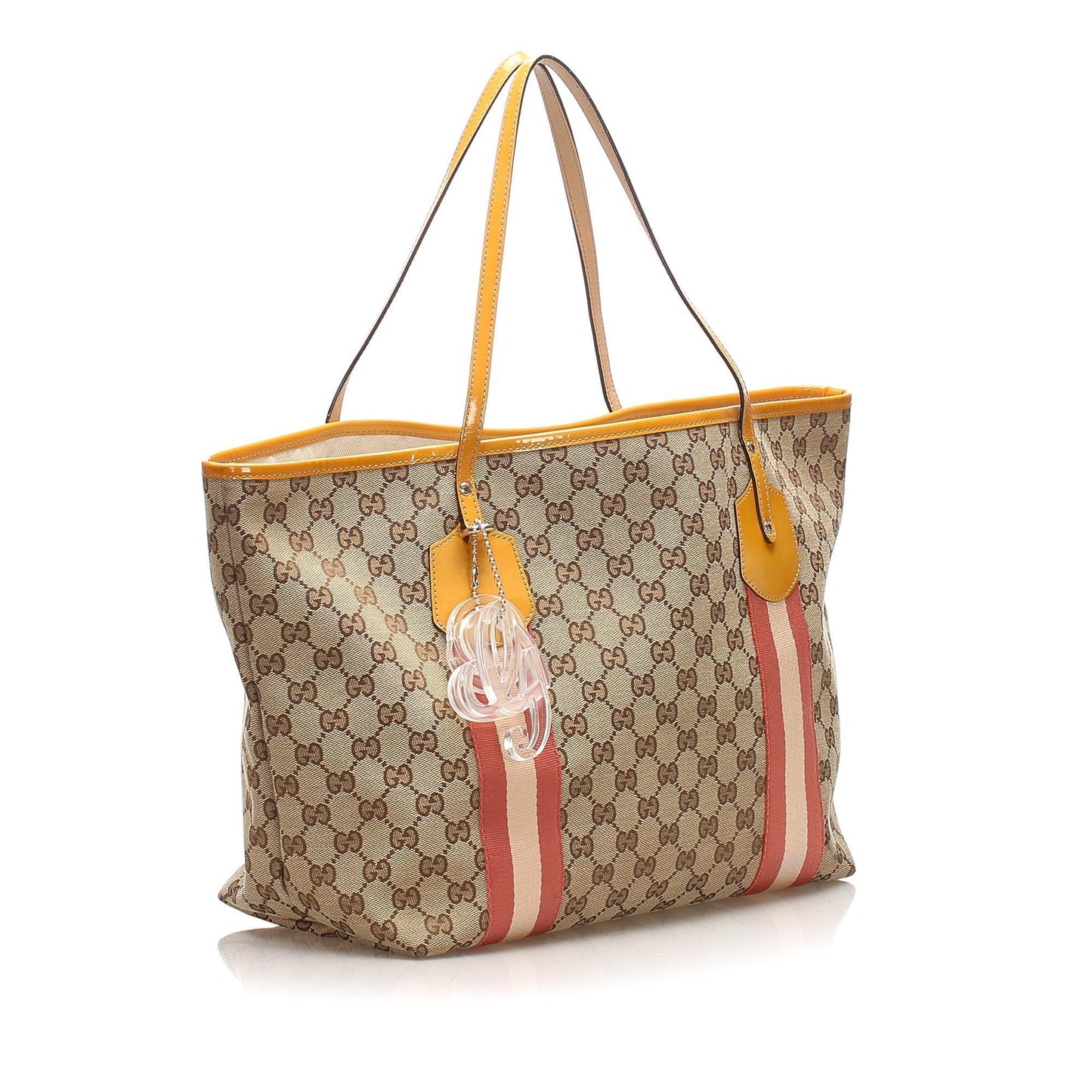 Gucci Leather Canvas Tote