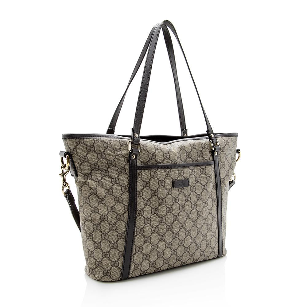 Gucci Canvas Monogram Tote Style 93