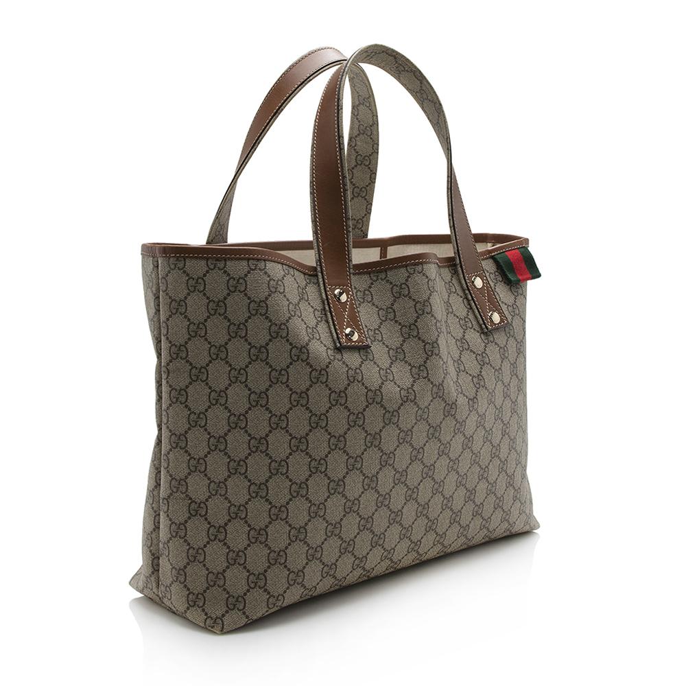 Gucci GG Supreme Monogram Tote Style 34