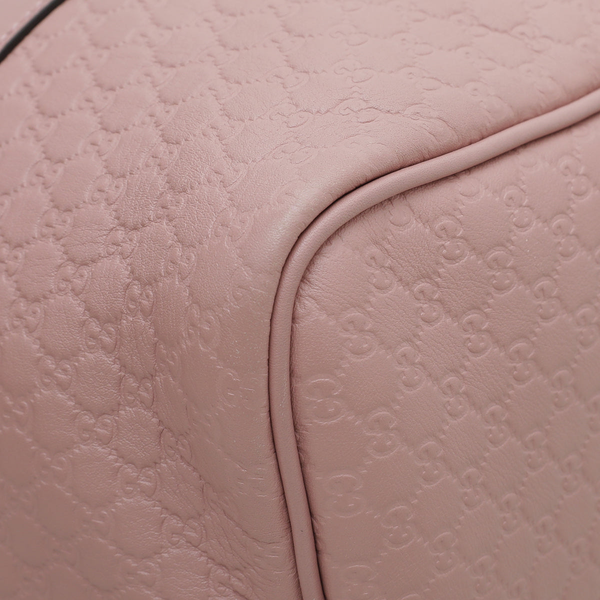 Gucci Monogram Leather Top Handle Shoulder Bag