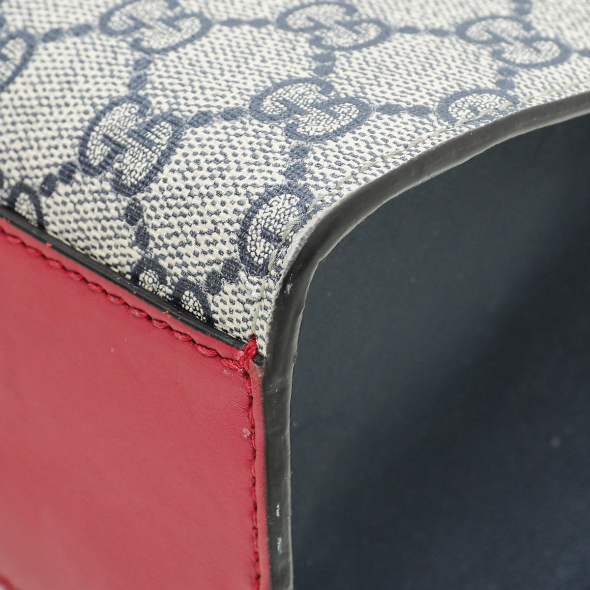 Gucci Leather Canvas Shoulder Bag