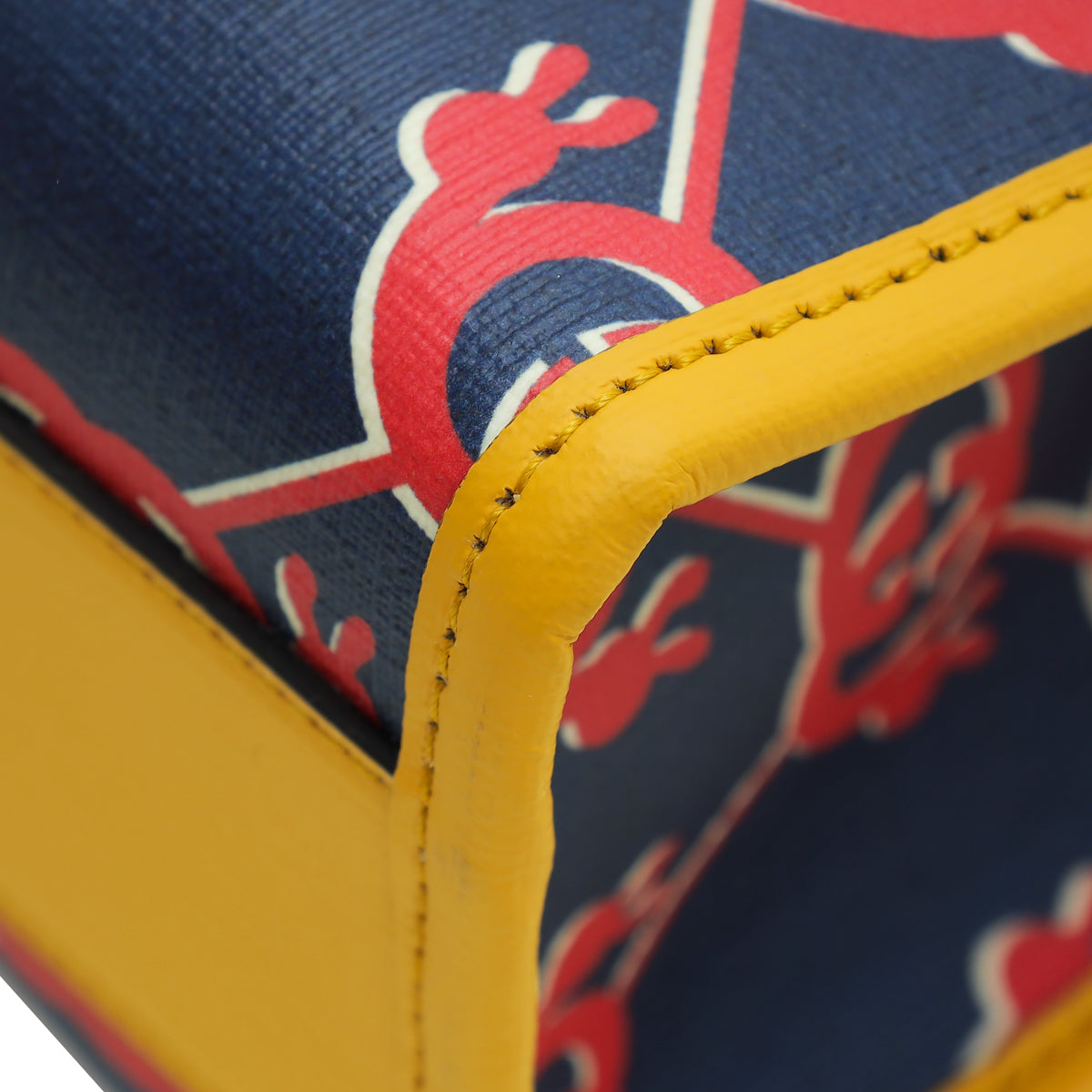 Gucci Leather Canvas Tote