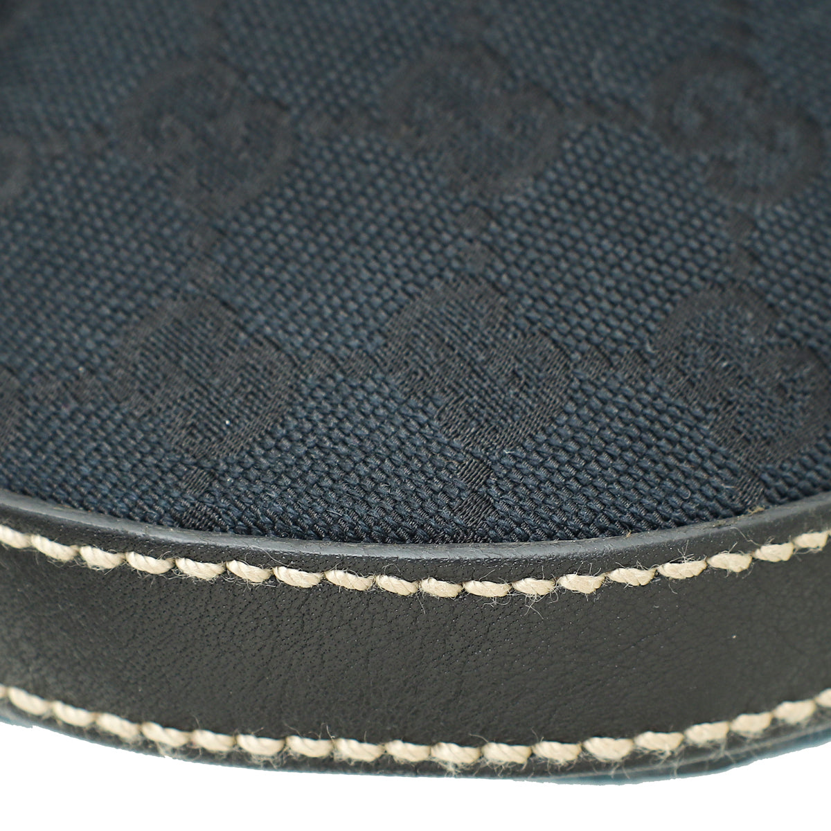 Gucci Leather Canvas Shoulder Bag