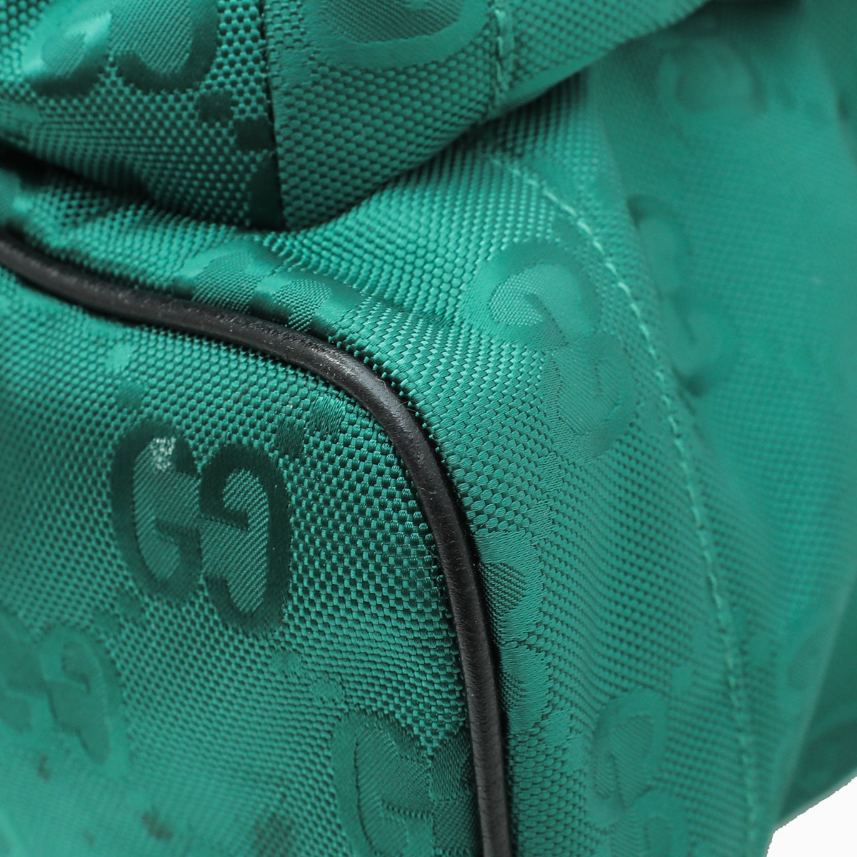 Gucci Nylon Leather Shoulder Bag